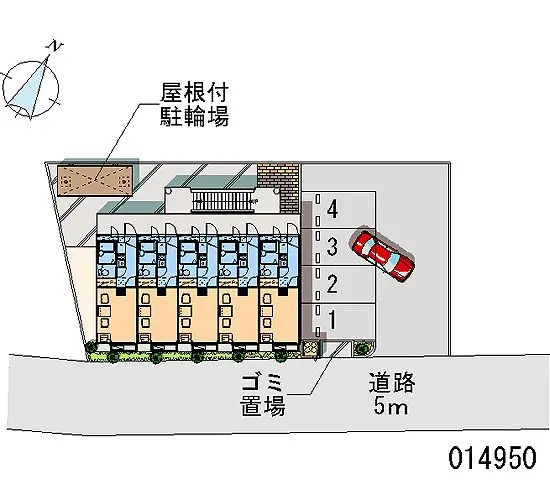 ★手数料０円★東村山市青葉町　月極駐車場（LP）